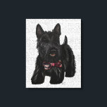 Lienzo Scottish Terrier and Bow<br><div class="desc">Mascotas</div>