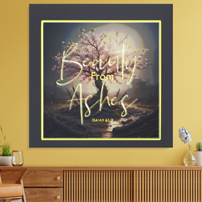 Lienzo Scripture Pictures 06-02 (Insitu (Sala de estar))