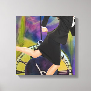 Lienzo Se acaba el tiempo