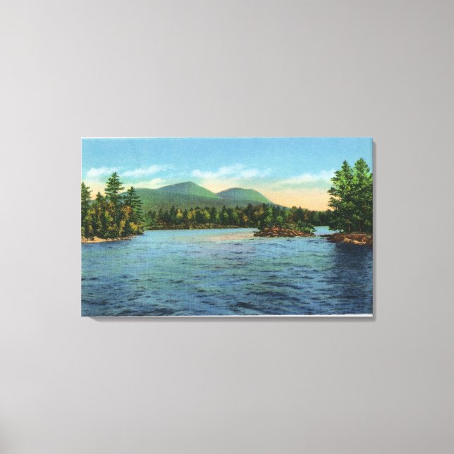 Lienzo Se cierra la entrada, la lengua y las cinco millas (Anverso)