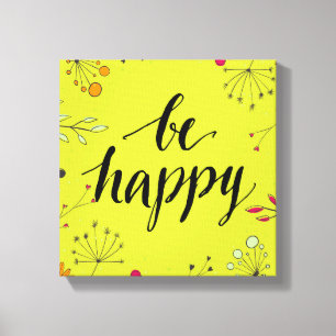 Lienzo Sé feliz 5