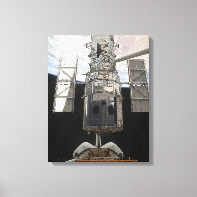 Lienzo Se libera el telescopio espacial Hubble (Anverso)