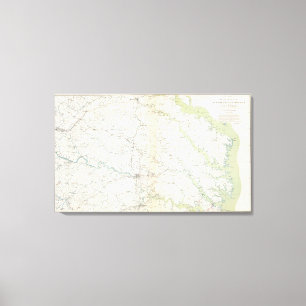 Lienzo SE Virginia, pie Monroe