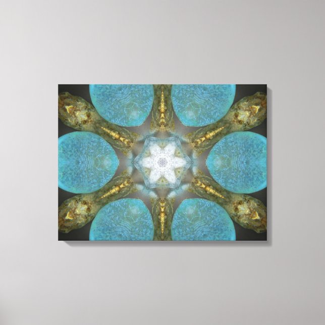 Lienzo Sea Glass Spa Mandala Canvas (Anverso)