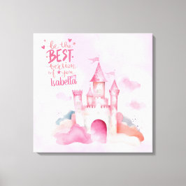 Lienzo Sea la mejor versión de su personalizable