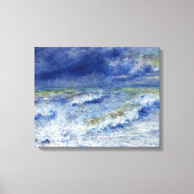 Lienzo Seascape - Pierre-Auguste Renoir (Anverso)