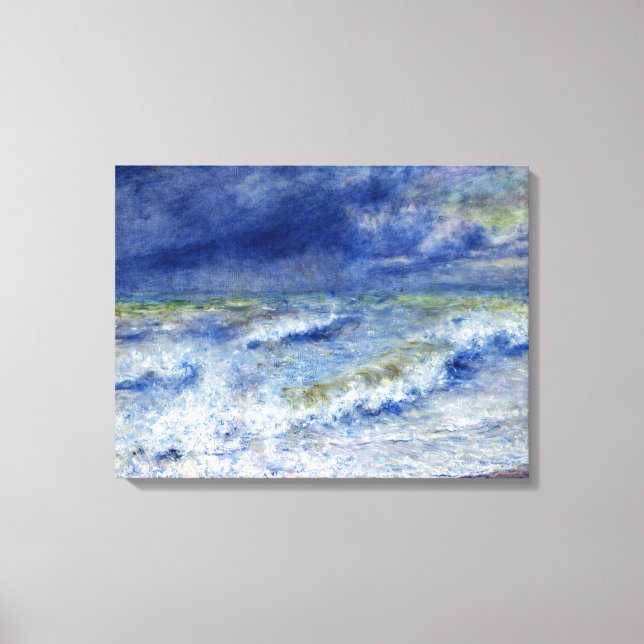 Lienzo Seascape - Pierre-Auguste Renoir (Anverso)