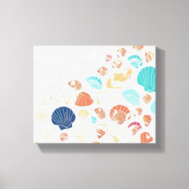 Lienzo Seashell Shore (Anverso)