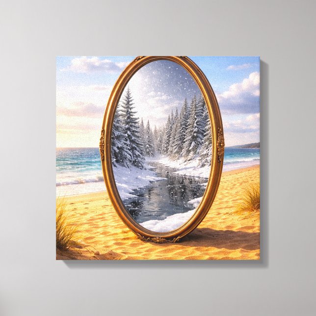 Lienzo Seasonal Mirror (Anverso)