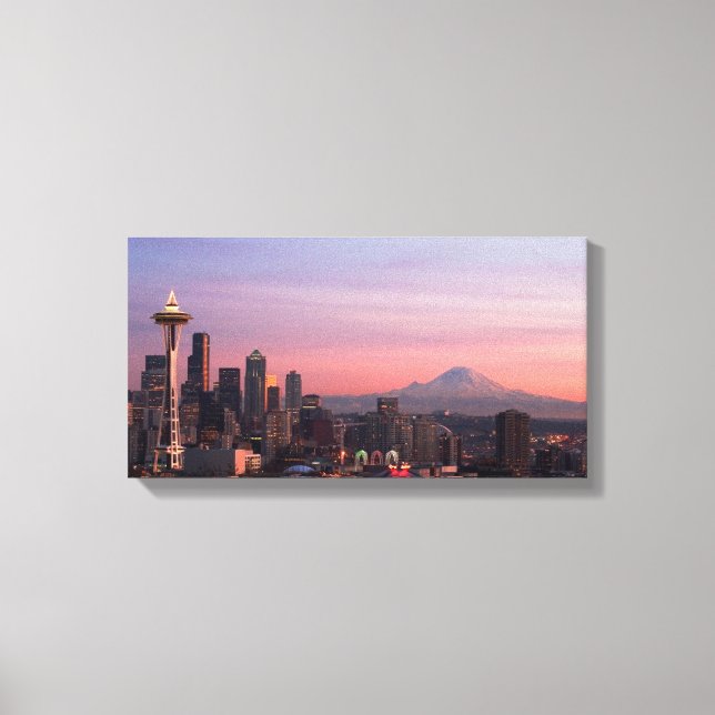 Lienzo Seattle del Parque Kerry. (Anverso)