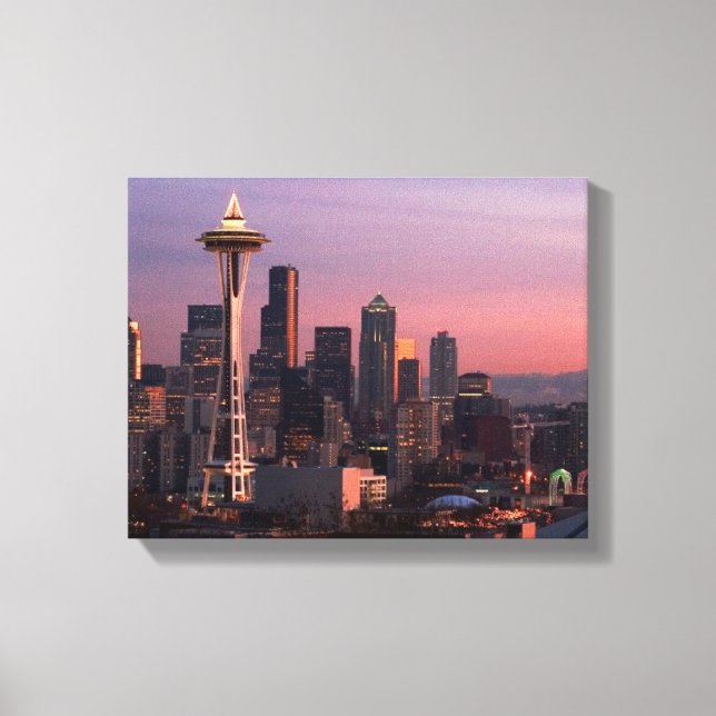 Lienzo Seattle del Parque Kerry. (Anverso)