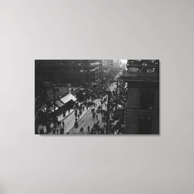 Lienzo Seattle, desfile naval de Australia Occidental en  (Anverso)