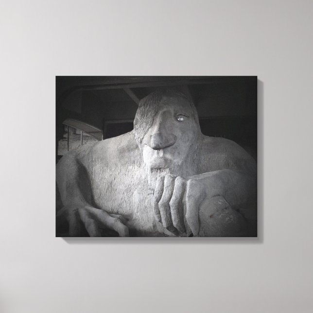 Lienzo Seattle Fremont Troll Canvas (varios tamaños) (Anverso)