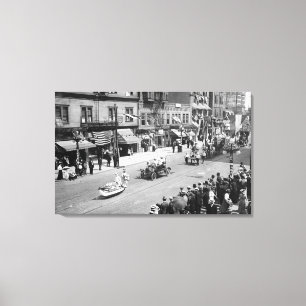 Lienzo Seattle, WA 4 de julio desfile en Seneca