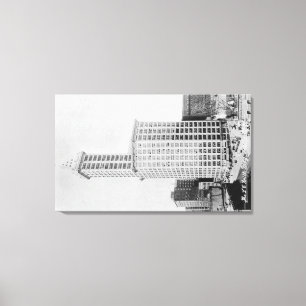 Lienzo Seattle, WA - edificio de la torre de Smith