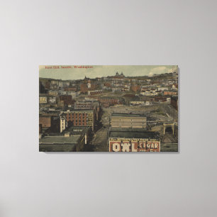 Lienzo Seattle, WA - primera colina