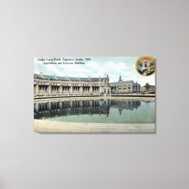 Lienzo Seattle, Washington (Anverso)