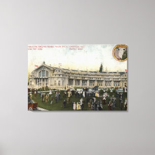 Lienzo Seattle, Washington - vista de agrícola