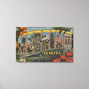 Lienzo Sebring, la Florida - escenas grandes de la letra