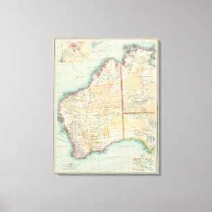 Lienzo Sección occidental de Australia
