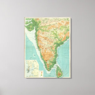 Lienzo Sección sur de India