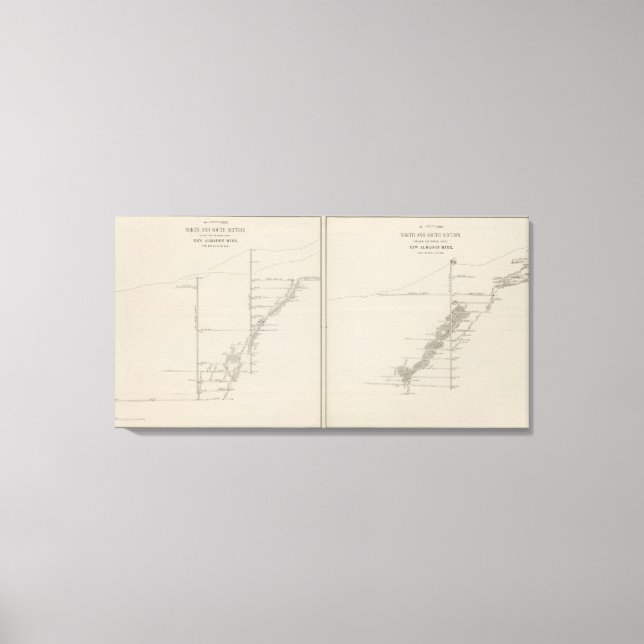 Lienzo Secciones Norte y Sur (Anverso)