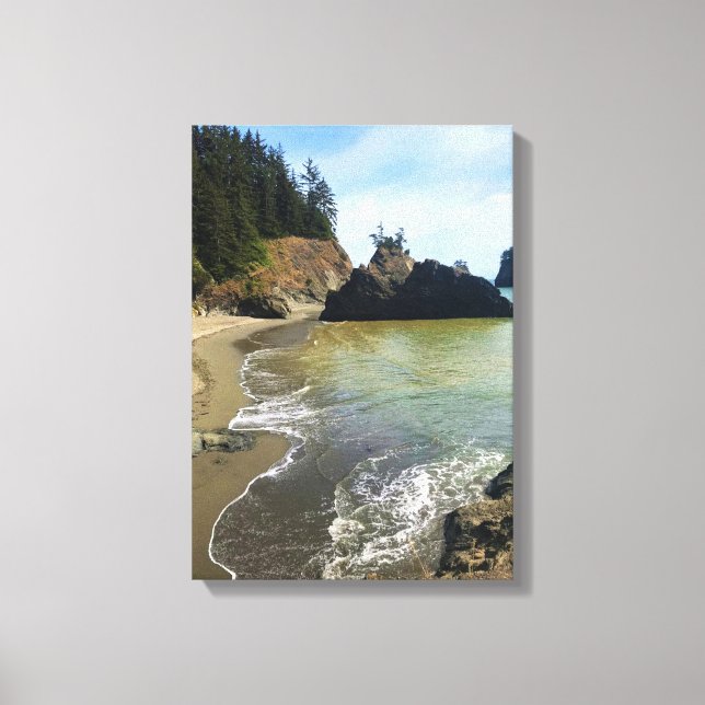 Lienzo Secret Beach, Samuel H. Boardman, Oregon (Anverso)