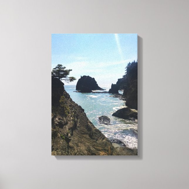 Lienzo Secret Beach, Samuel H. Boardman, Oregon (Anverso)
