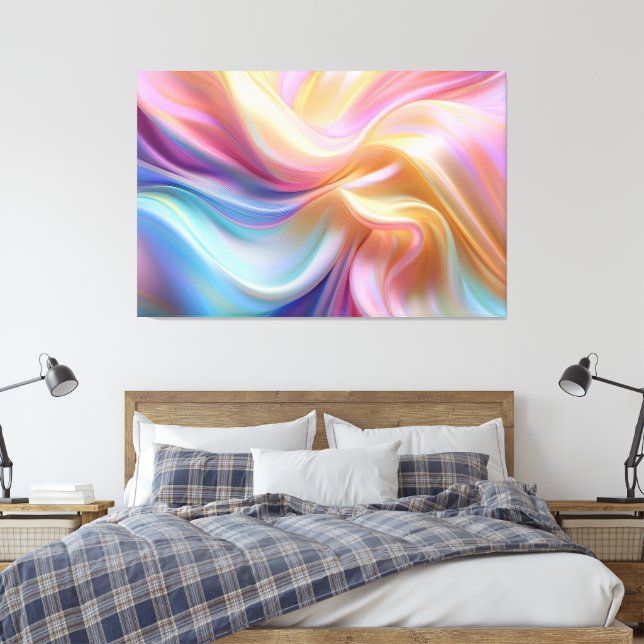 Lienzo Seda de Pastel Colorido (Insitu(Dormitorio))