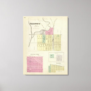 Lienzo Sedgwick, ciudad de Jewell, Omio, Salem, Kansas