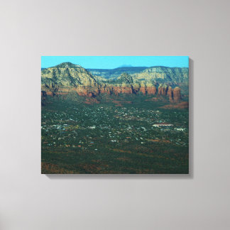 Lienzo Sedona y Coffee Pot Rock desde arriba