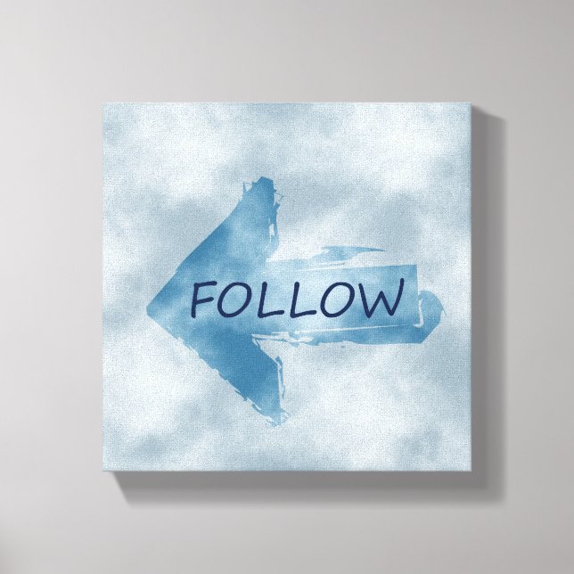 Lienzo Seguir (Anverso)