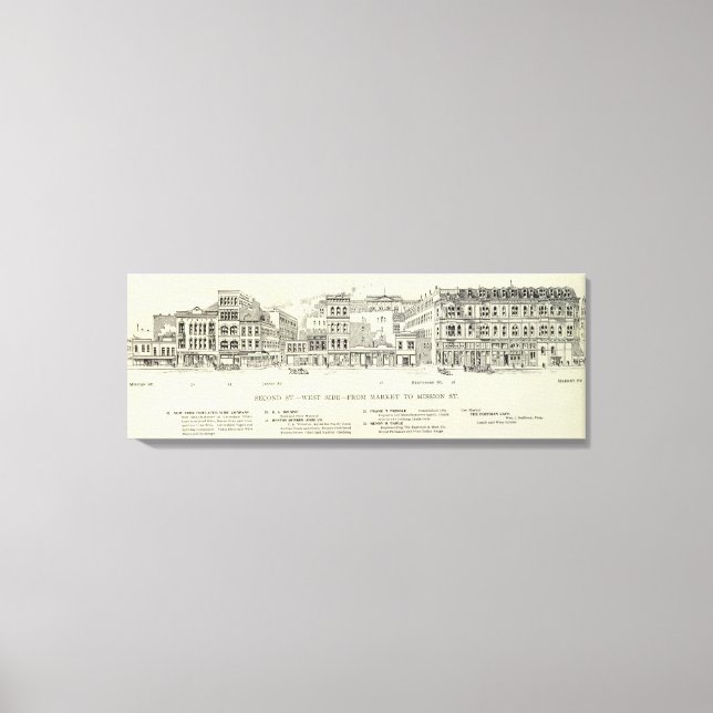 Lienzo Segunda misión y mercado del lado occidental (Anverso)