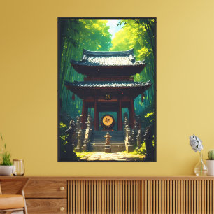 Lienzo "Seijaku no Mon" – Puerta de la Tranquilidad