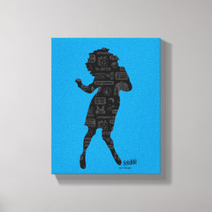 Lienzo Seinfeld Elaine Dance Silhouette