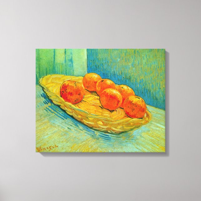 Lienzo Seis Naranjas de Vincent van Gogh (Anverso)