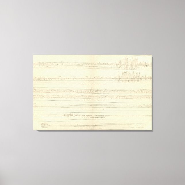 Lienzo Seismogramas de California 12 (Anverso)