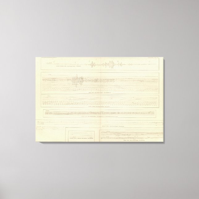 Lienzo Seismogramas de California 15 (Anverso)