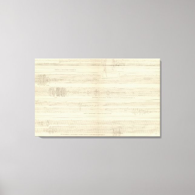 Lienzo Seismogramas de California 8 (Anverso)