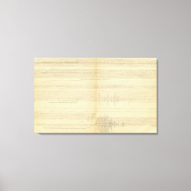 Lienzo Seismogramas de California 9 (Anverso)