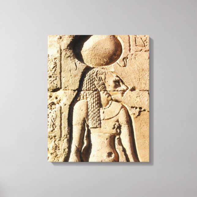 Lienzo Sekhmet: Diosa de la leona del Alto Egipto (Anverso)