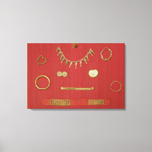 Lienzo Selección de joyería, Harappa, 2300-1750 a. C.