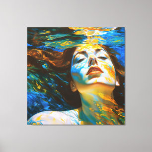 Lienzo "Selene" - Mujeres En El Agua