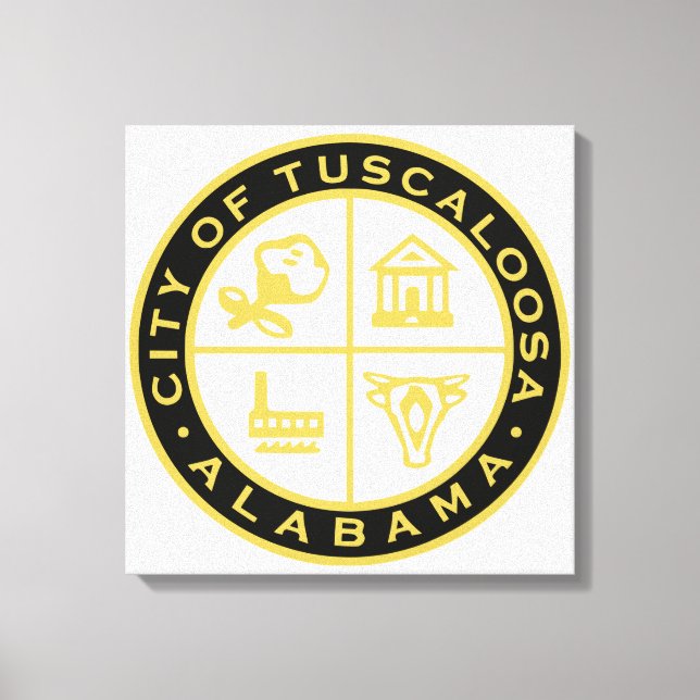 Lienzo Sello de Tuscaloosa (Alabama) (Anverso)
