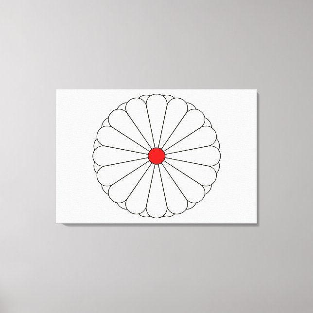 Lienzo Sello Imperial de Japón (Anverso)
