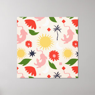 Lienzo Selva celeste