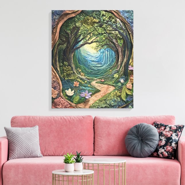 Lienzo Selva encantada (Insitu (Sala de estar))