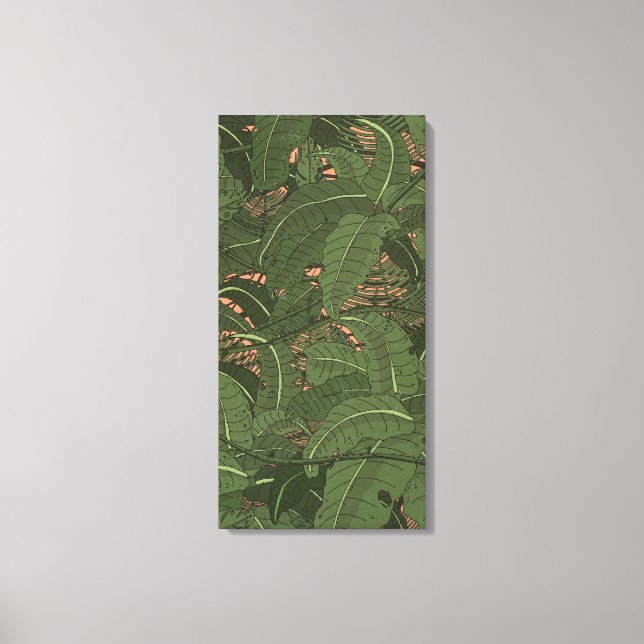 Lienzo Selva tropical (Anverso)
