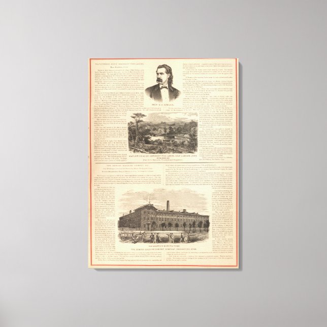 Lienzo Seminario de Música Maplewood para damas (Anverso)