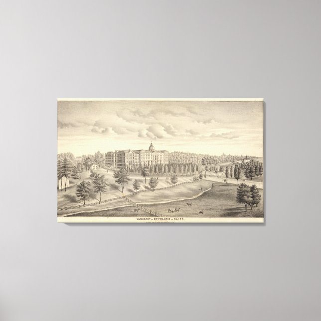 Lienzo Seminario de San Francisco de Ventas, Milwaukee Co (Anverso)